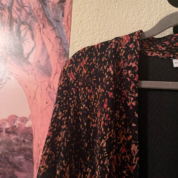 Susan Graver Womens multi colored Patterned cardigan size medium pre-owned - Picture 3 of 11